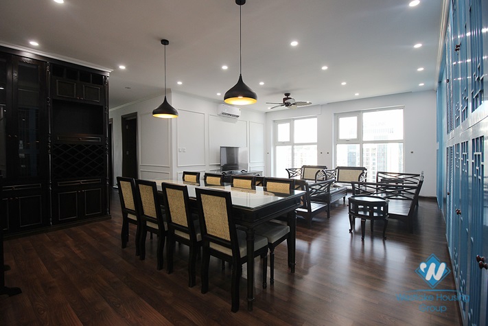 A beautiful and new 3 bedroom apartment for rent in Ciputra, Tay ho
